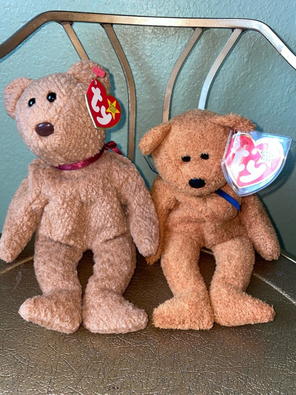 Ty Beanie Babies - Curly and Fuzz